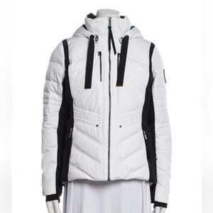 OBERMEYER DEVON DOWN JACKET Black and White